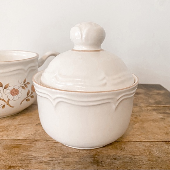 Vintage sugar/creamer stoneware The Covington Edition - Picture 7 of 12